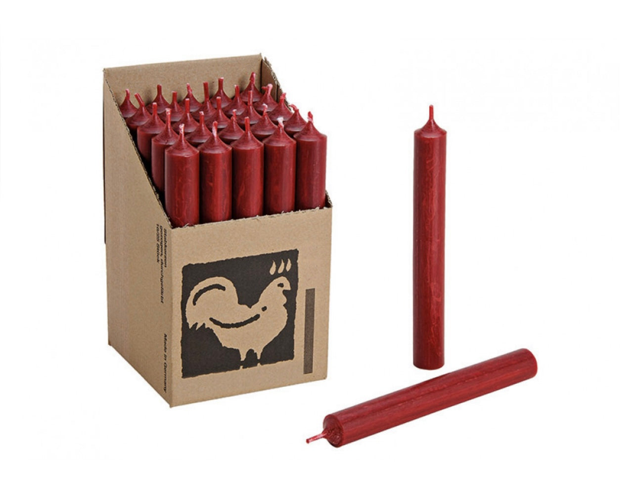 Stabkerze 18cm 5er Set, Stabkerzen, druchgefärbt, Tischkerze, 22mm, verschiedenen Farben