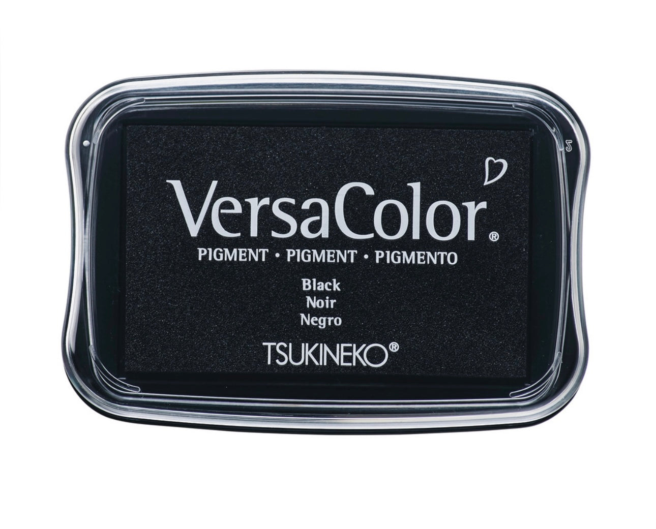Stempelkissen Versa Color schwarz Pigment, Rayher, Clear Stamps, kreativ werden, selbst Herstellen