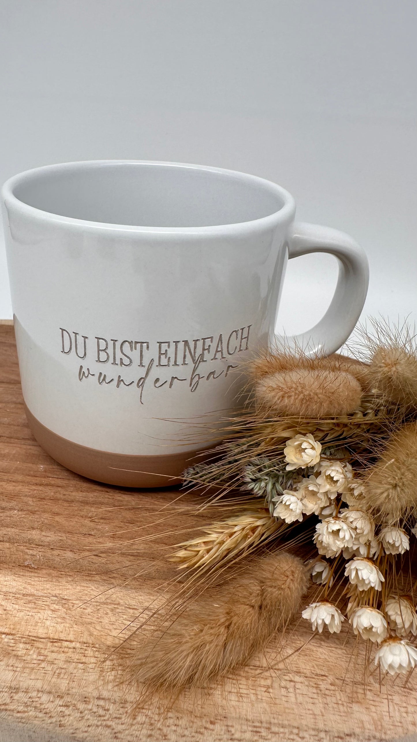 Becher, Kaffeebecher, Tasse, Ciao Kakao, Becher mit Spruch, Was für ein wundervoller Scheisstag, personalisiert, Keramik, Aperol,vier Farben