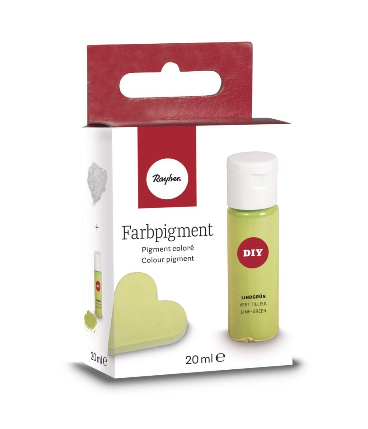 Farbpigment Firma Rayher, verschiedenen Farben, anthrazit, grün, gelb, orange, flieder, blau, kreativ werden