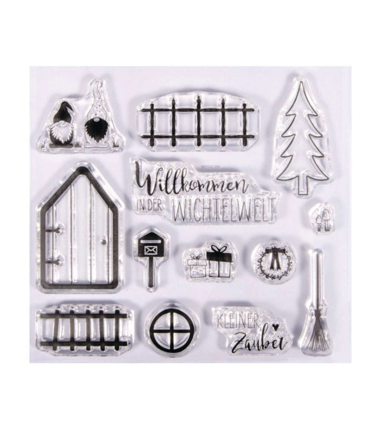 Clear Stamps , Wichtelwelt, 13 Motive, Stempel, selbst Herstellen, Kartenherstellung, Weihnachten, Wichtel, Vorweihnachtszeit