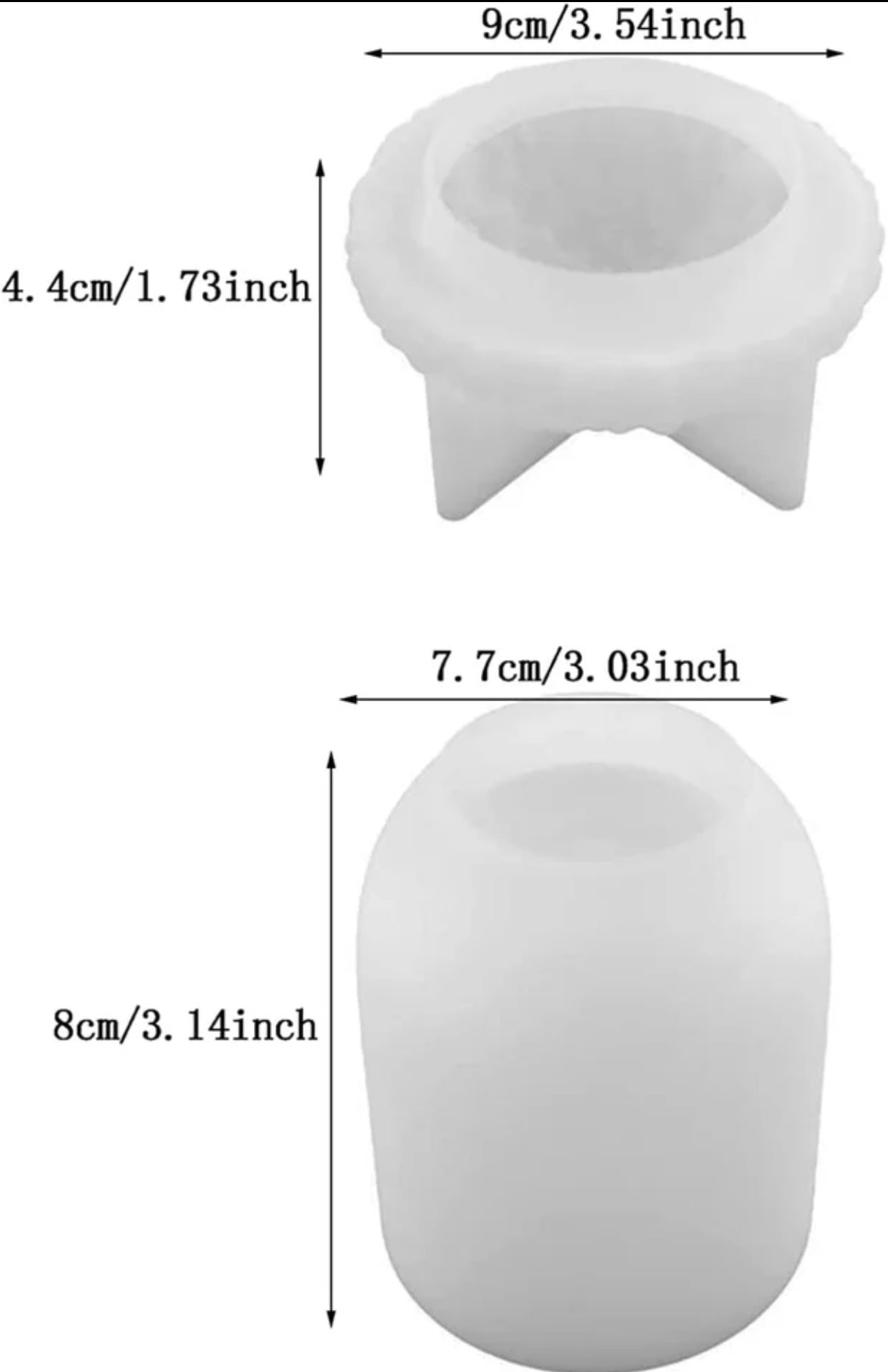 Silikonform Dose mit Deckel, Eichel, Herbst, Winter, Aufbewahrungsdose, Kerzendose, Gießform