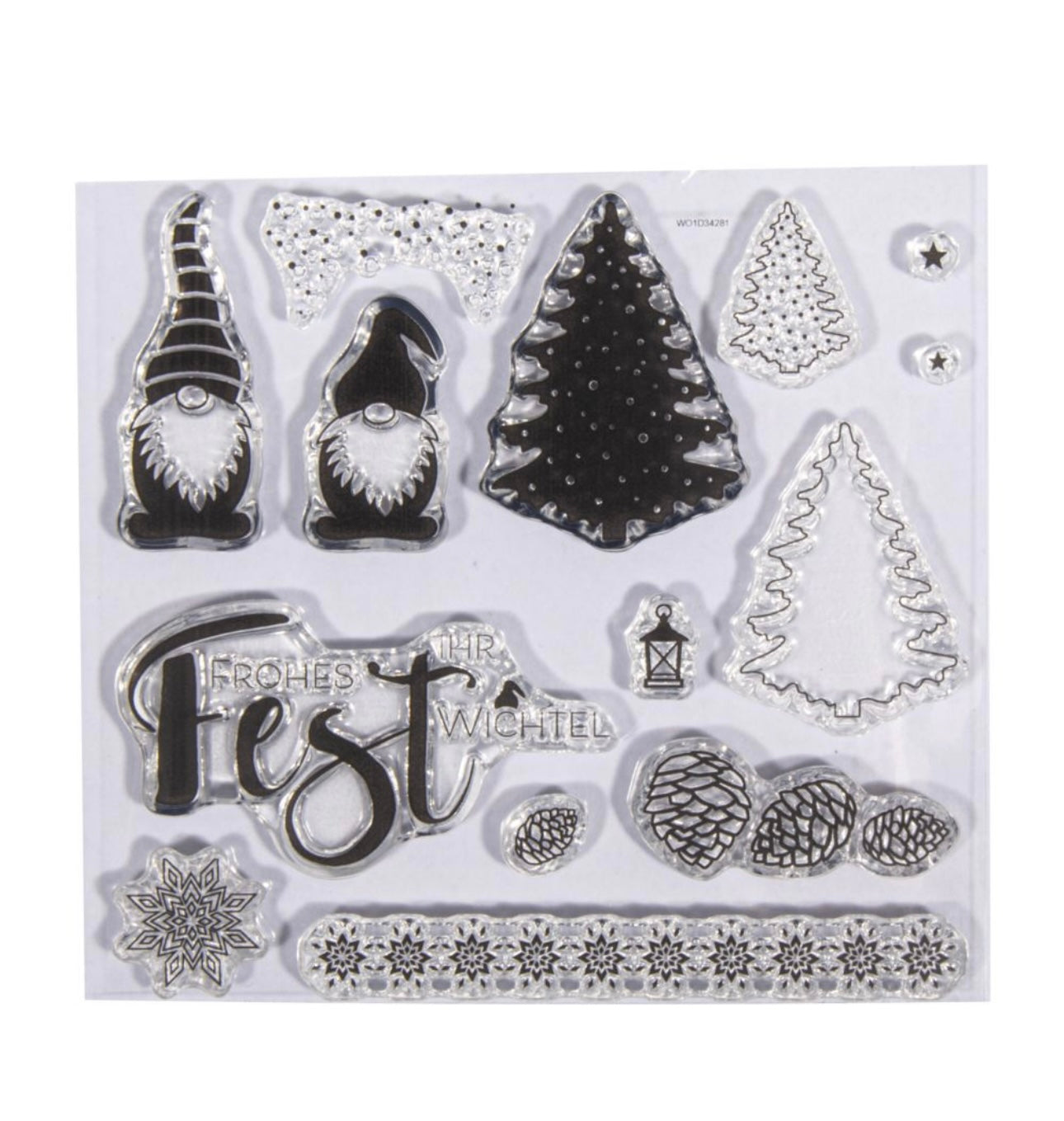 Clear Stamps Wichtelweihnachtswelt, 13 Motive, Stempel, selbst Herstellen, Kartenherstellung, Weihnachten, Wichtel, Vorweihnachtszeit