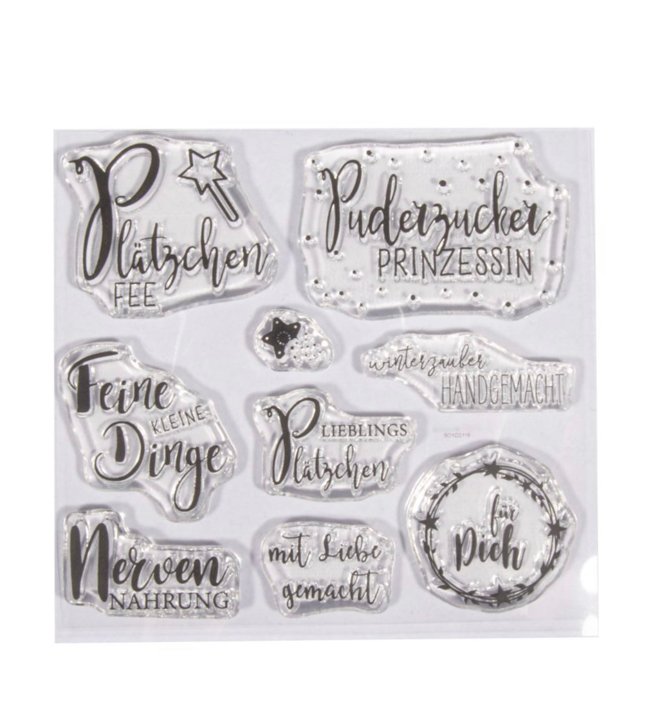 Clear Stamps Süße Grüße, 9 Motive, Stempel, selbst Herstellen, Kartenherstellung, Weihnachten, Wichtel, Vorweihnachtszeit