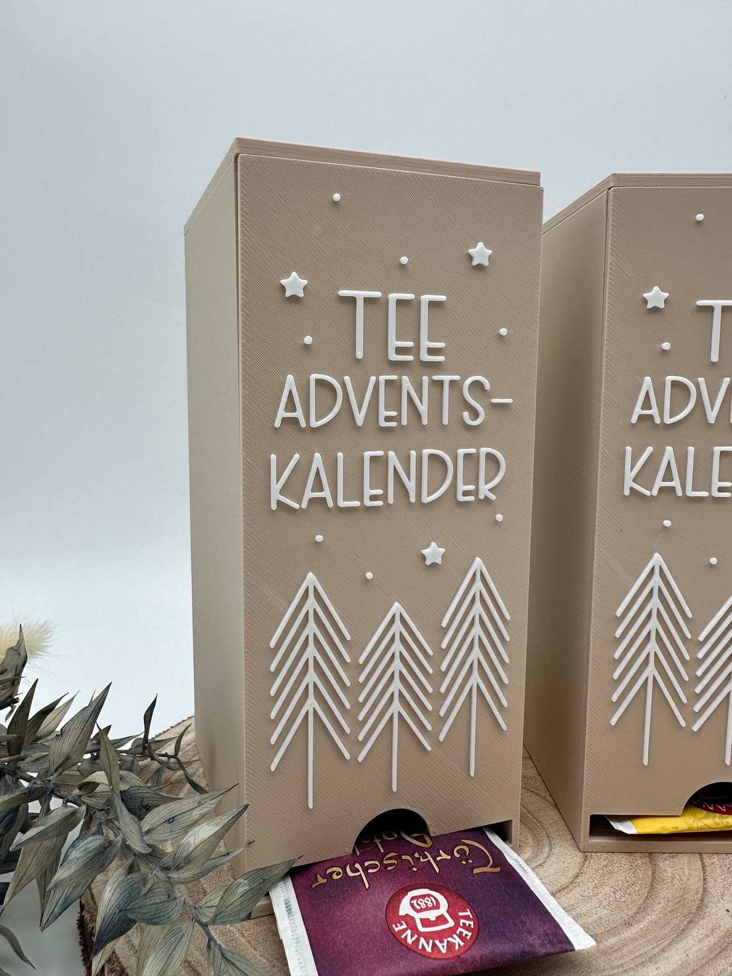 DIY Tee Adventskalender mit Teebeutel – nachhaltige Geschenkidee für die Adventszeit