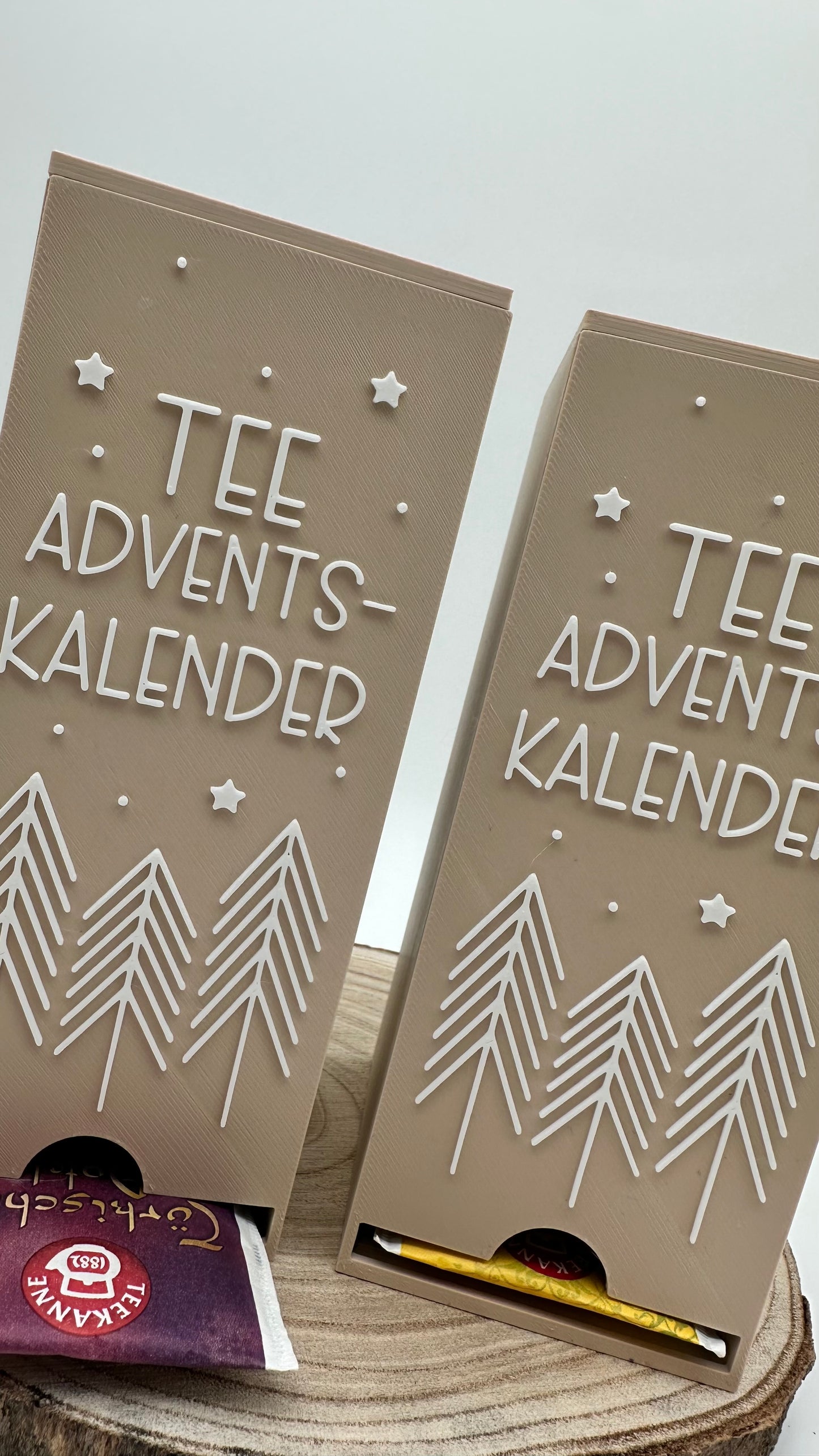 Tee Adventskalender zum Selbstbefüllen – Nachhaltiger DIY Adventskalender | Perfektes Geschenk für Teeliebhaber