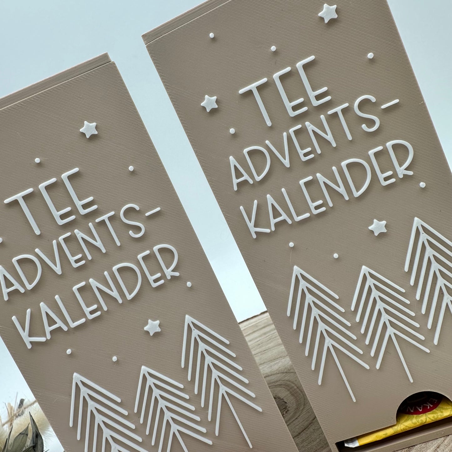 Tee Adventskalender zum Selbstbefüllen – Nachhaltiger DIY Adventskalender | Perfektes Geschenk für Teeliebhaber