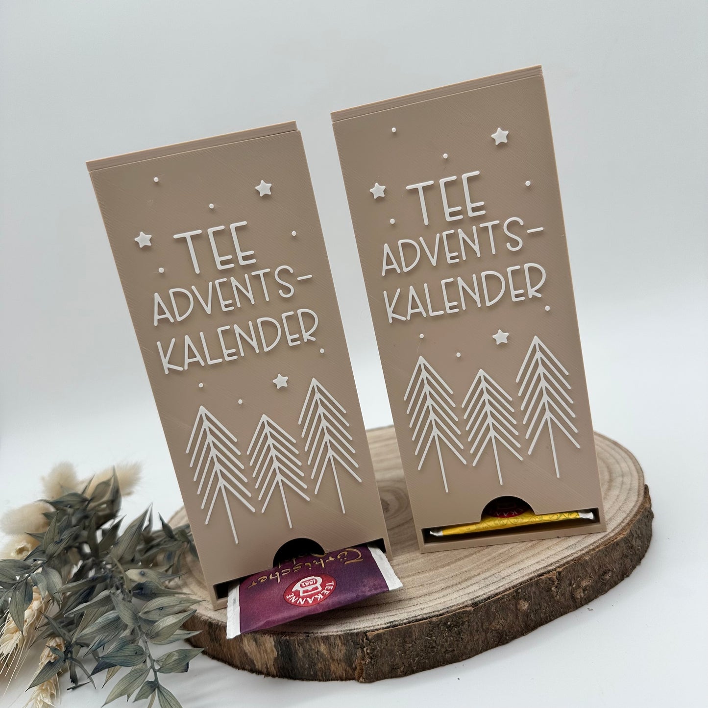 Tee Adventskalender zum Selbstbefüllen – Nachhaltiger DIY Adventskalender | Perfektes Geschenk für Teeliebhaber