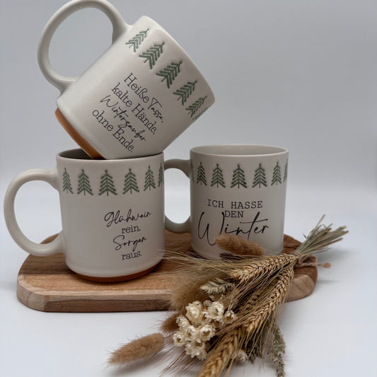 Glühweinbecher, Tasse, Kaffeebecher, Becher , personalisierte Tassen, Geschenk,Becher mit Tannenbaum, Spruch, Geschenk, Weihnachten