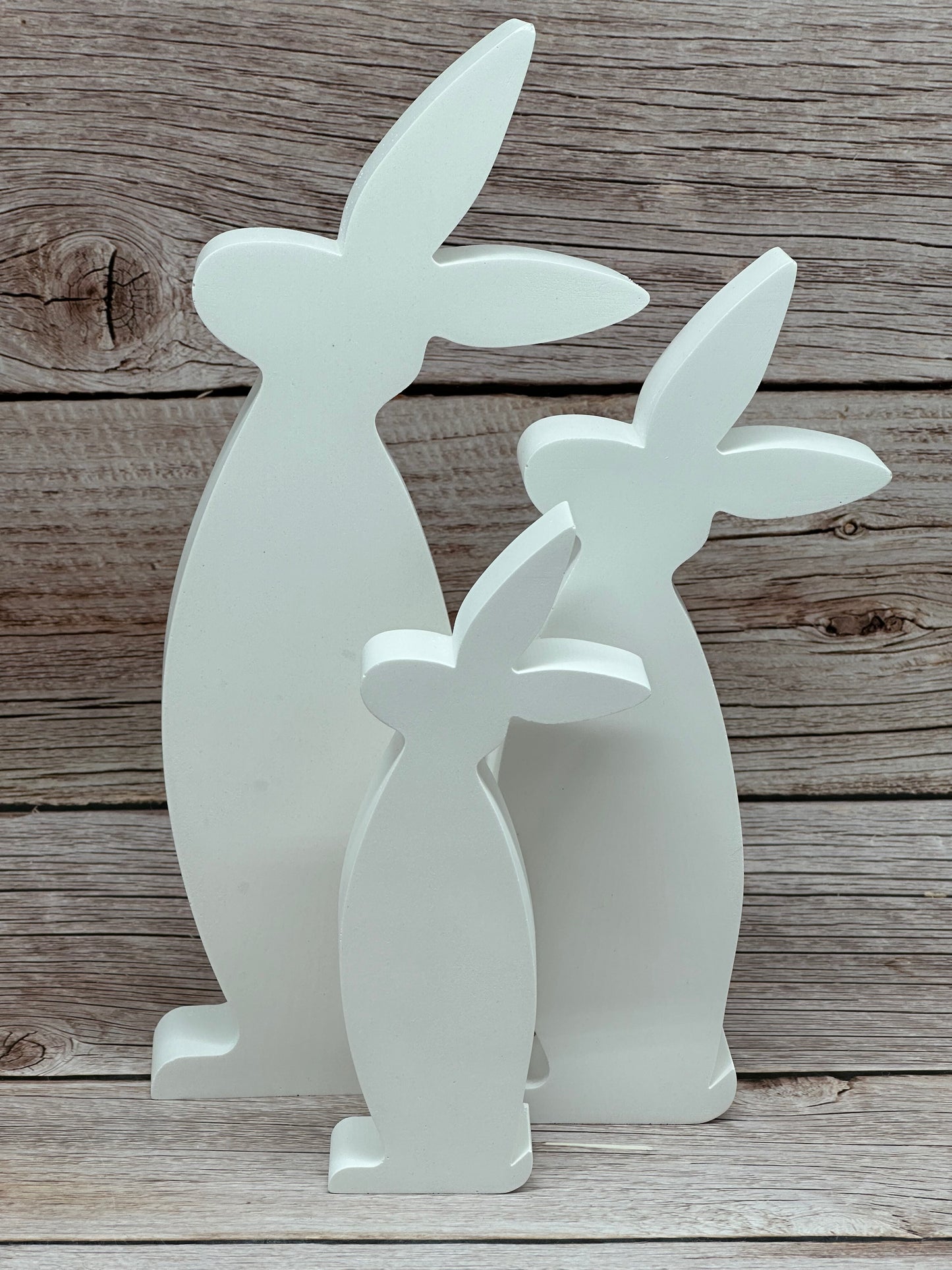 Silikonform Hase, 3 Größen möglich, gradlinig, ganzes Jahr, Frühling, Ostern, Raysin, Beton, Gießform