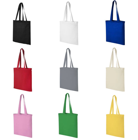 Baumwoll- Tragetasche 140g m2 verschiedene Farben, Taschen Rohling, Rohling Plottern, Stofftasche, Stoffbeutel 38 x 42 cm