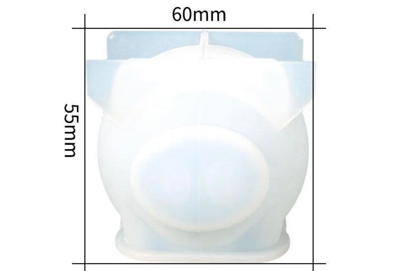Silikonform, Glücksschwein, Schwein, Schweinchen, Silvester, Neujahr, Glücksbringer, Raysin, Beton, Dekoration, Gießform