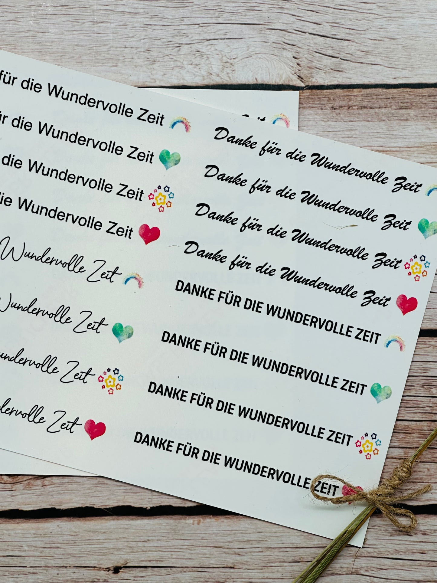 Wasserschiebefolie, Kerzenfolie Danke Erzieher, Lehrer, Kerzenschiebefolie, Kerzensticker, Kerzentattoos, Kerzensticker, Transferfolie